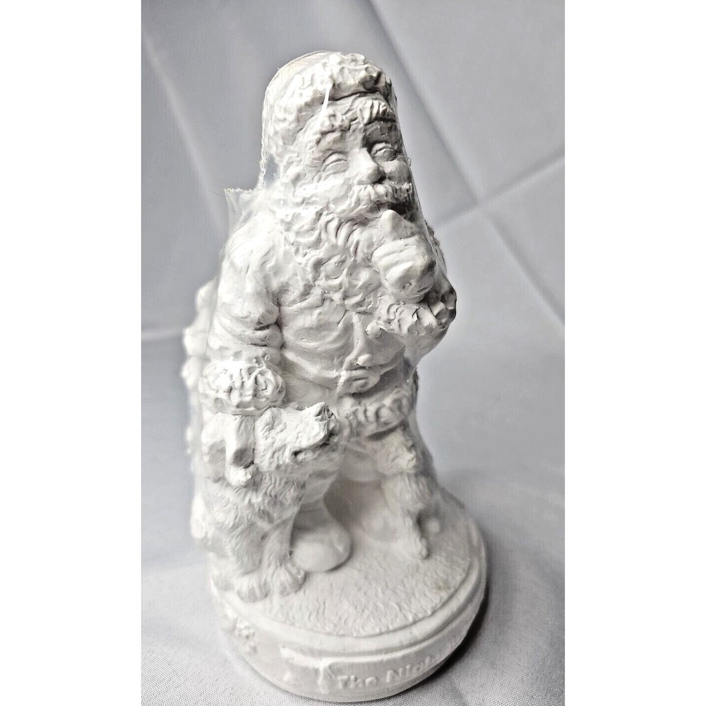 VTG California Creations 94383 Night Before Christmas Santa NEW Ready to Paint